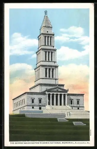 AK Alexandria, VA, The George Washington Masonic National Memorial