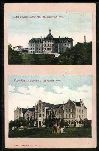 AK Manitowoc, WI, Holy Family Hospital, Holy Family Convent