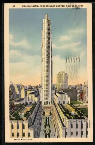 AK New York, NY, R. C. A. Building, Rockefeller Center