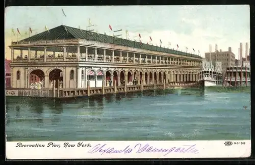 AK New York, NY, Recreaton Pier