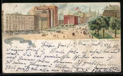 AK New York, NY, Madison Square