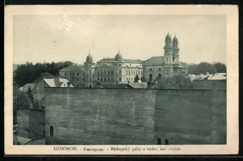 AK Uzhorod, Biskupský palác a recko. kat. chrám