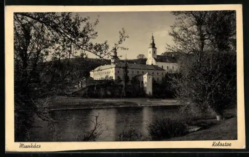 AK Munkács, Kolostor, Blick auf das Kloster