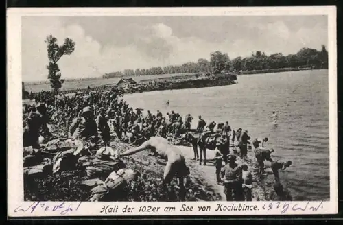 AK Kociubince, Halt der 102er am See