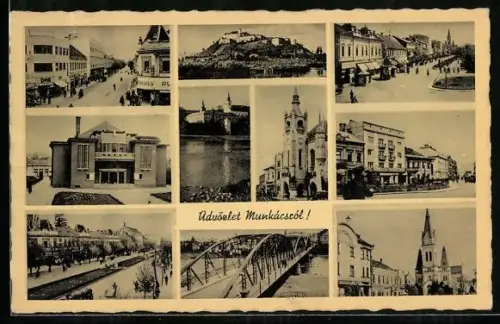 AK Munkacs, Verschiedene Ortsansichten