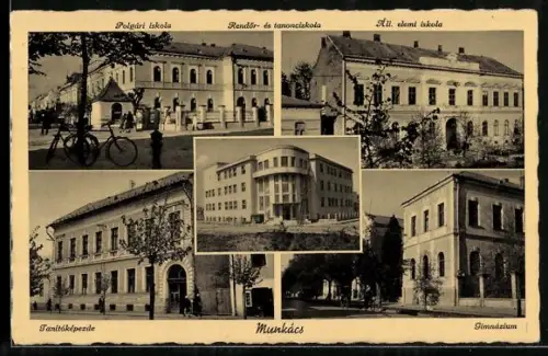 AK Munkacs, Tanitokepzö, Gimnazium, Polgari iskola