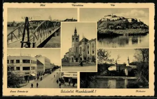 AK Munkacs, Varoshaza, Hid, Var, Kolostor