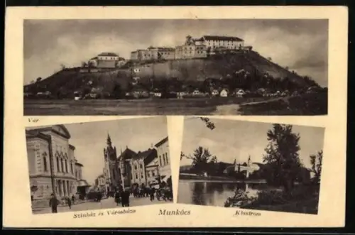 AK Munkacs, Var, Szinhaz es Varoshaza, Klastrom