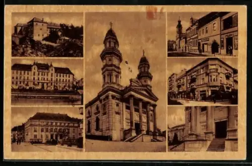 AK Ungvár, Kirche, Geschäfte und Festung