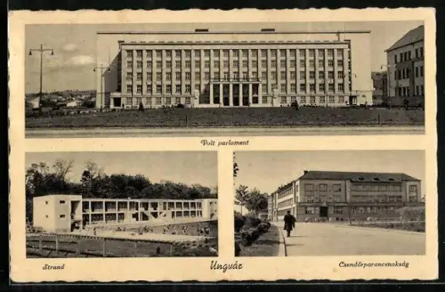 AK Ungvár, Strand, Volt parlament, Csendorparancsnoksák