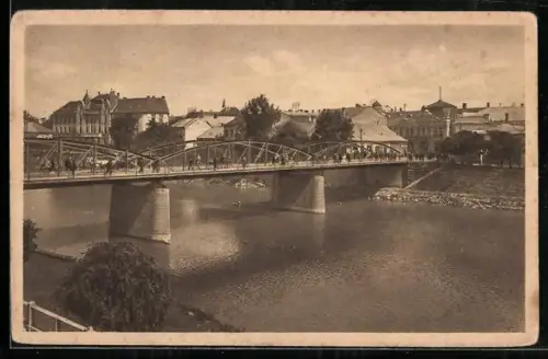 AK Uzhorod, Ortspartie an der Brücke