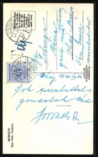 AK Munkacs, Rom. Kath. Templom