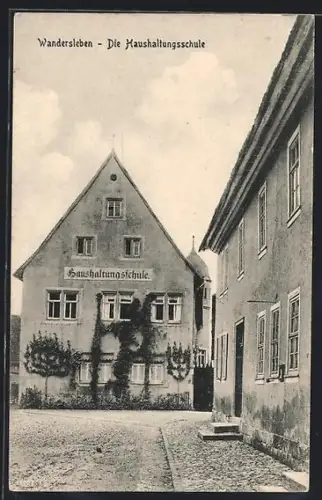 AK Wandersleben, Motiv der Haushaltungsschule