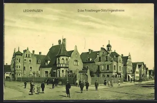 AK Lechhausen, Ecke Friedberger-Stätzlingerstrasse Geschäft für Küchengeräte von G. g. Burdjak