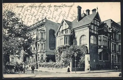 AK Berlin-Hansaviertel, Händelstrasse, Ecke Altonaer Strasse