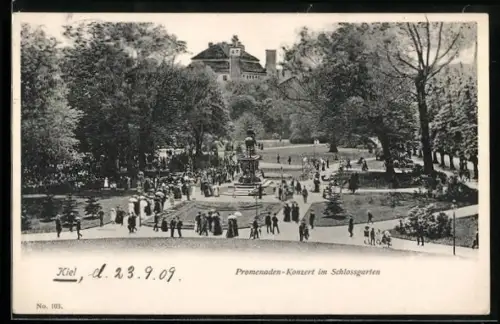AK Kiel, Promenaden-Konzert im Schlossgarten