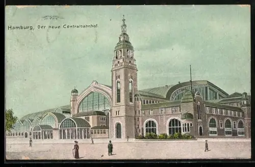 AK Hamburg-St.Georg, Der neue Centralbahnhof