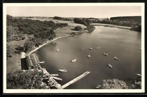 AK Buxheim /Iller, Gasthaus Weiherhaus am See
