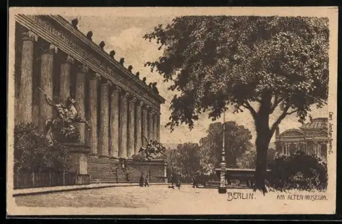 Künstler-AK Berlin, Am Alten Museum