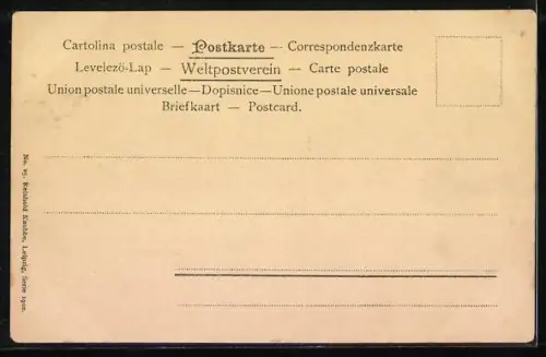 AK Leipzig, Partie am Augustusplatz