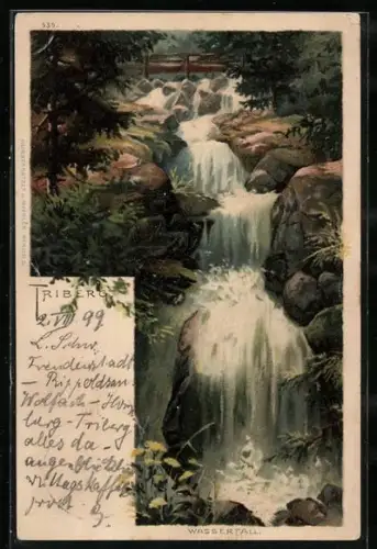 AK Triberg, Wasserfall