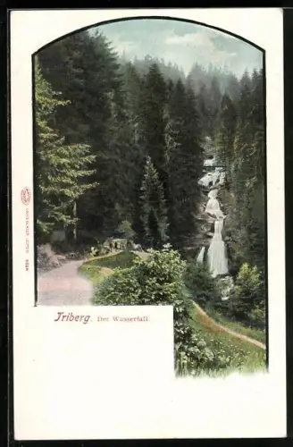 AK Triberg, Der Wasserfall