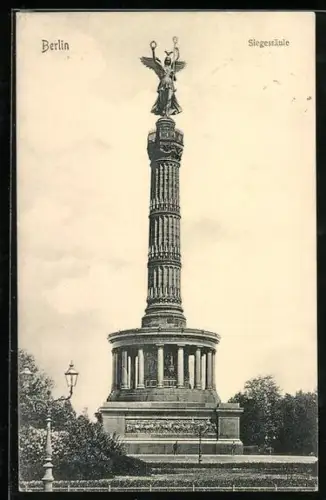 AK Berlin-Tiergarten, Siegessäule