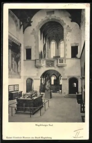 AK Magdeburg, Magdeburger Saal, Kaiser Friedrich Museum