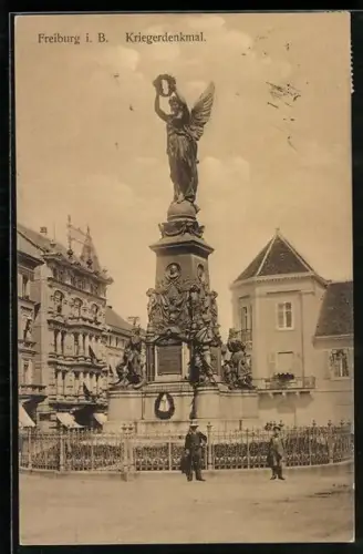 AK Freiburg i. B., Kriegerdenkmal