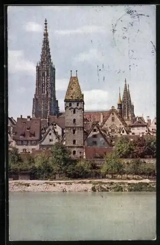 AK Ulm, Flussansicht und Münster