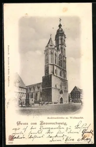 AK Braunschweig, Andreaskirche m. Wollmarkt