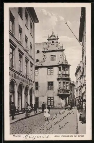 AK Mainz, Altes Gymnasium mit Erker