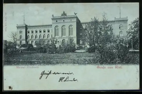 Mondschein-AK Kiel, Marine-Akademie