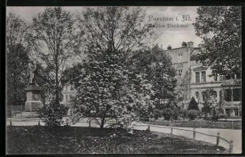 AK Parchim i. M., Moltke-Denkmal