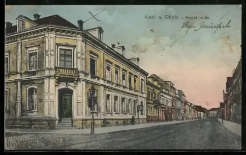 AK Kehl a. Rhein, Hauptstrasse