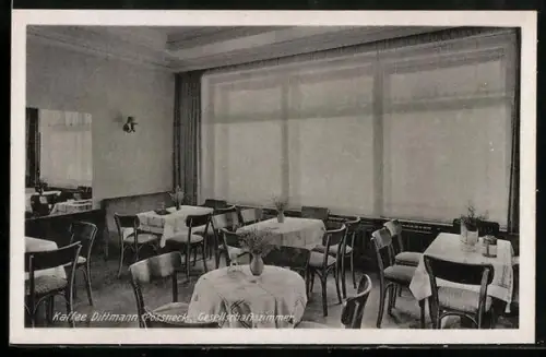 AK Pössneck, Kaffee Dittmann, Gesellschaftszimmer