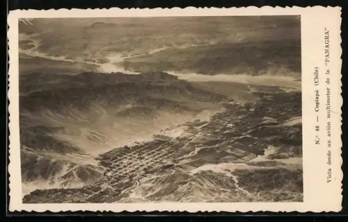 AK Copiapó, Vista general desde un avión multimotor de la PANAGRA