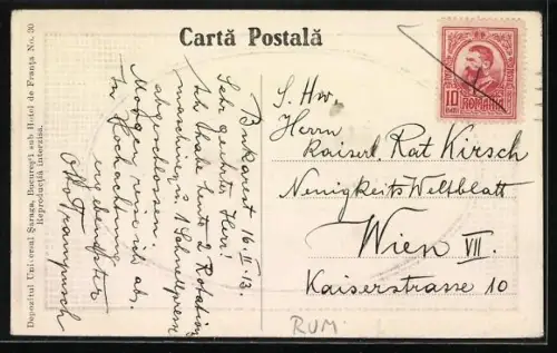 AK Bucuresti, Calea Victorie spre Posta