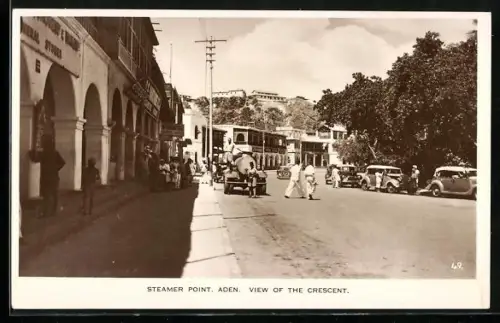 AK Aden, Steamer Point, View of the Crescent