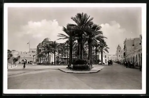AK Tripolis, Uferstrasse mit Gouverneurspalast