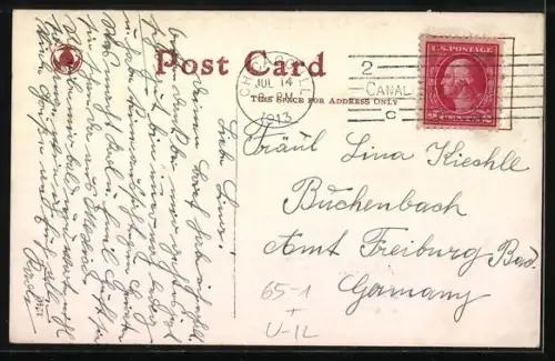 AK Chicago, IL, New North-Western R. R. Depot