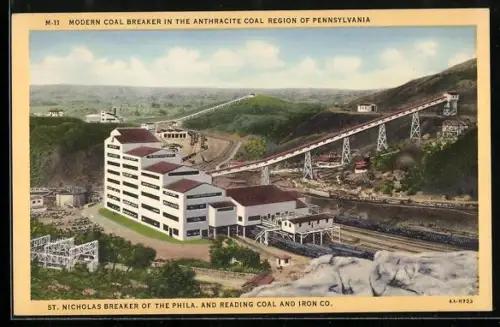 AK Ashland, PA, St. Nicholas Breaker of the Phila. and Reading Coal and Iron Co.