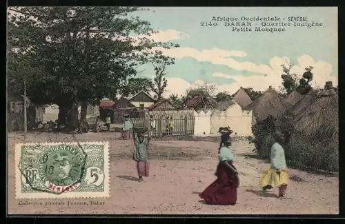 AK Dakar, Quartier Indigène, Petite Mosquee