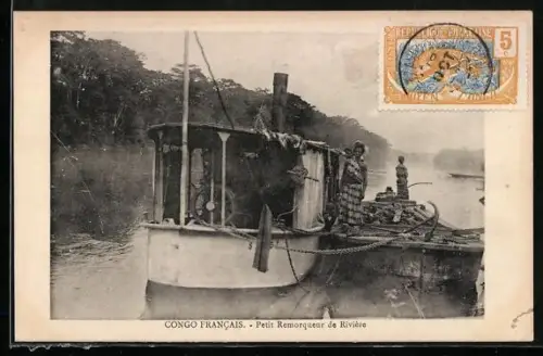 AK Congo Francais, Petit Remorqueur de Rivière