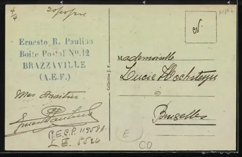 AK Congo Francais, Petit Remorqueur de Rivière