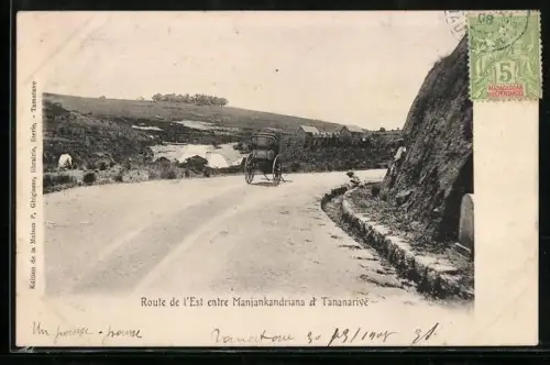 AK Tananarive, Route de l`Est entre Manjankandriana et Tananarive