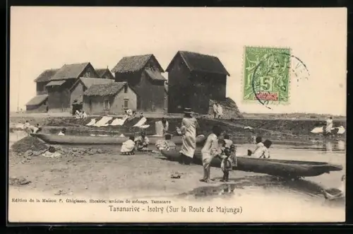 AK Tananarive, Isotry, Sur la Route de Majunga