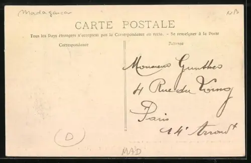 AK Tananarive, Isotry, Sur la Route de Majunga