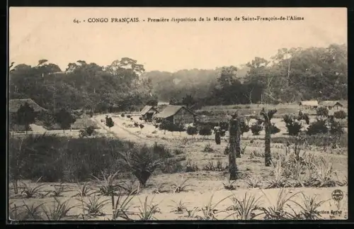 AK Congo Francais, Première disposition de la Mission de Saint-Francois-de-l`Alima