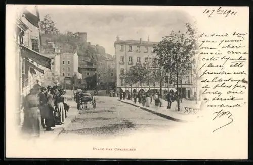 AK Annonay, Place des Cordeliers